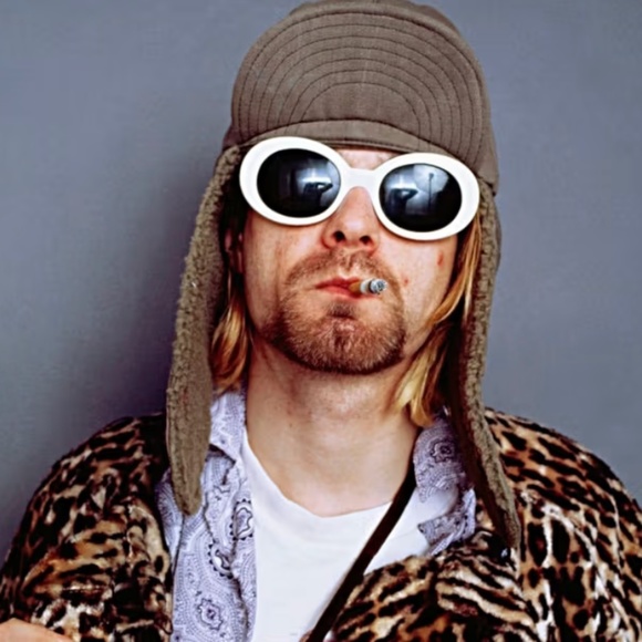 Acne Studios Mustang Oval Black Sunglasses Kurt Cobain inspired - Picture 12 of 12